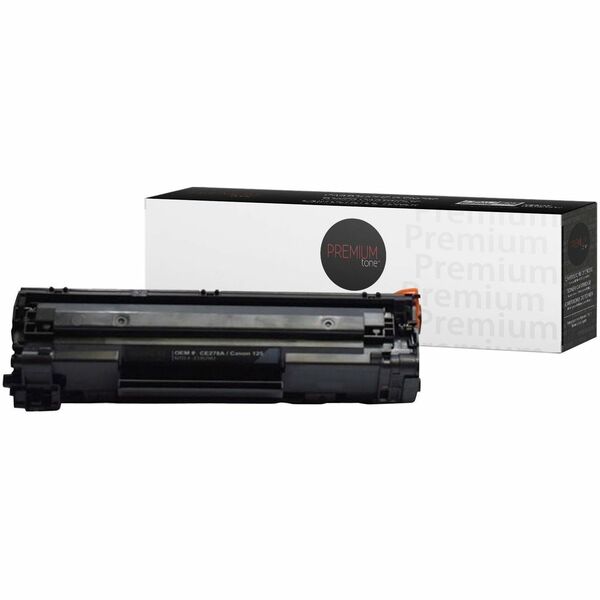 Premium Tone Toner Cartridge - Alternative for Canon 128 / Hewlett Packard CE278 - Black - 2100 Pages - 1 Pack