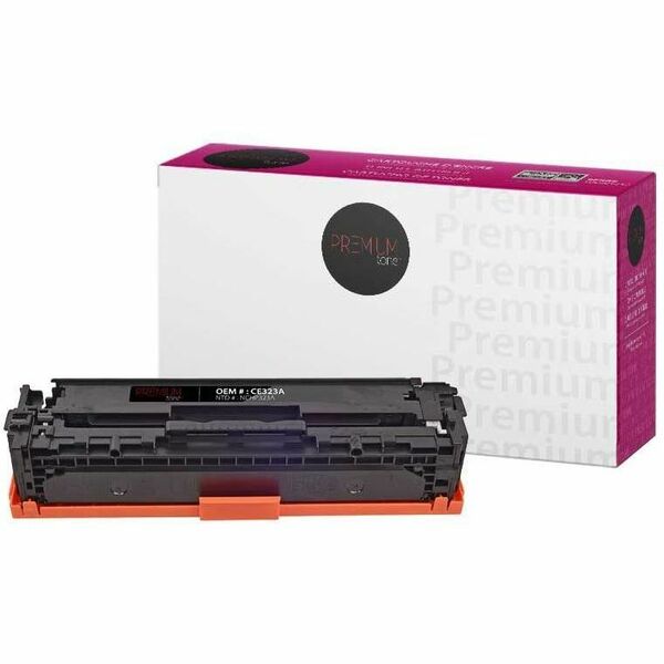 Premium Tone Toner Cartridge - Alternative for Hewlett Packard CE323A / 128A - Magenta - 1300 Pages - 1 Pack