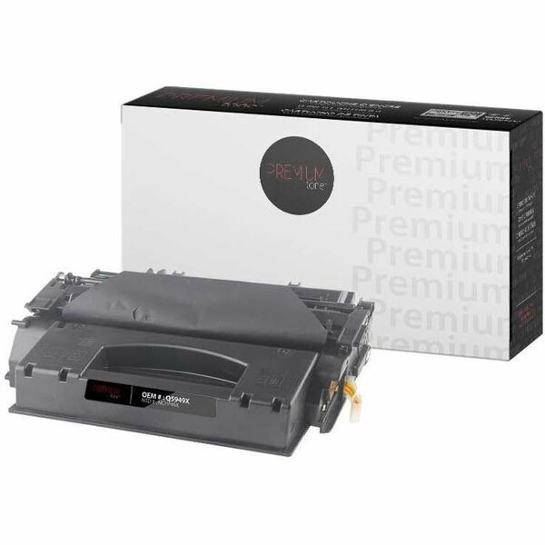 Premium Tone Toner Cartridge - Alternative for Hewlett Packard Q5949X / 49X - Black - 6000 Pages - 1 Pack