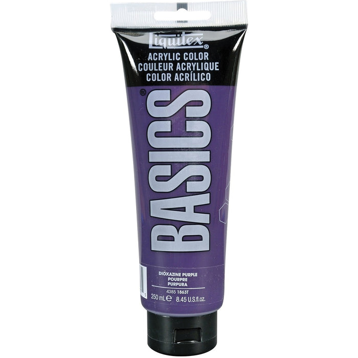 Liquitex BASICS Acrylic Paint - Satin - Purple - 250 mL - 1 Each