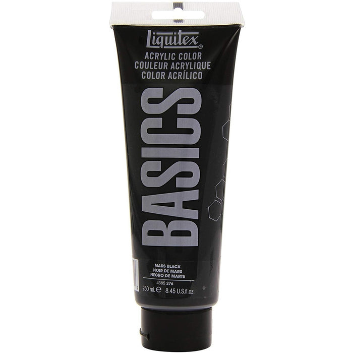 Liquitex BASICS Acrylic Paint - Satin - Mars Black - 250 mL - 1 Each