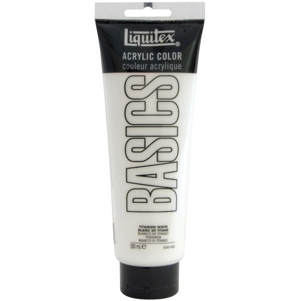 Liquitex BASICS Acrylic Paint - Titanium White - 250 mL - 1 Each