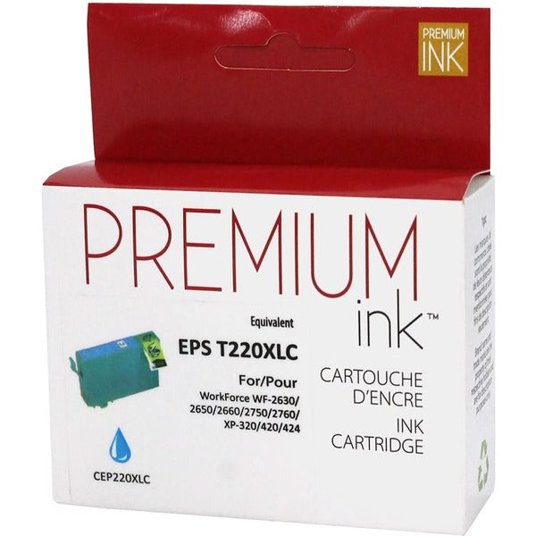 Premium Ink Inkjet Ink Cartridge T220XL220 - Cyan - 1 Pack - 450 Pages