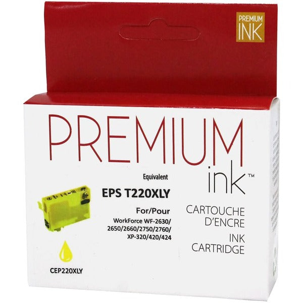 Premium Ink Inkjet Ink Cartridge T220XL420 - Yellow - 1 Pack - 450 Pages