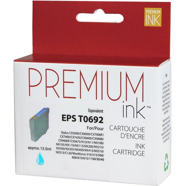 Premium Ink Inkjet Ink Cartridge T069220 - Cyan - 1 Each - 350 Pages