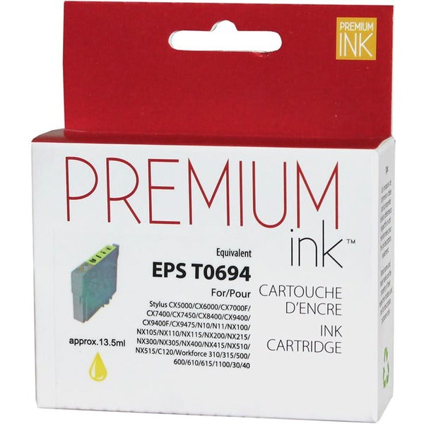 Premium Ink Inkjet Ink Cartridge T069420 - Yellow - 1 Each - 350 Pages