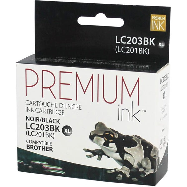 Premium Ink Inkjet Ink Cartridge LC203BKS - Black - 1 Each - 550 Pages
