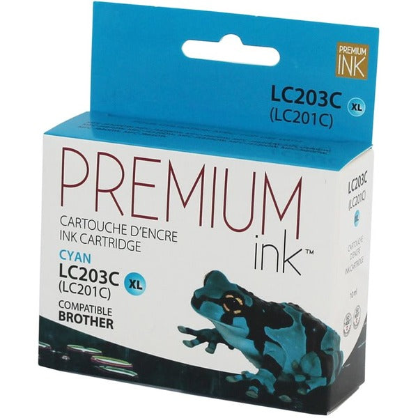 Premium Ink Inkjet Ink Cartridge LC203CS - Cyan - 1 Pack - 550 Pages