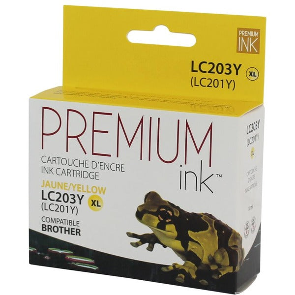 Premium Ink Inkjet Ink Cartridge LC203YS - Yellow - 1 Pack - 550 Pages