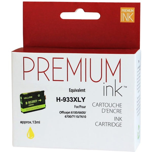 Premium Ink Inkjet Ink Cartridge - Yellow - 1 Pack - 825 Pages