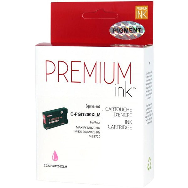 Premium Ink Inkjet Ink Cartridge PGI1200XLM - Magenta - 1 Each - 900 Pages