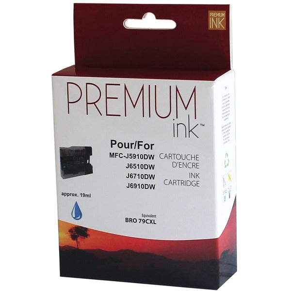 Premium Ink Inkjet Ink Cartridge LC79C - Cyan - 1 Each - 1200 Pages