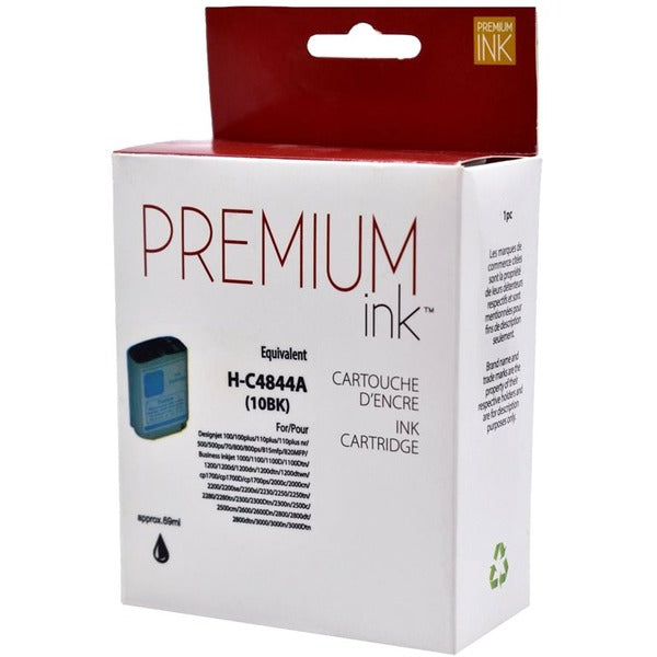 Premium Ink Inkjet Ink Cartridge C4844A - Black - 1 Pack - 2200 Pages