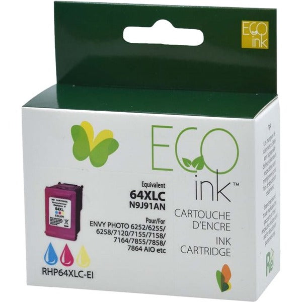Eco Ink Remanufactured Inkjet Ink Cartridge - Alternative for HP - Color - 1 Pack - 415 Pages