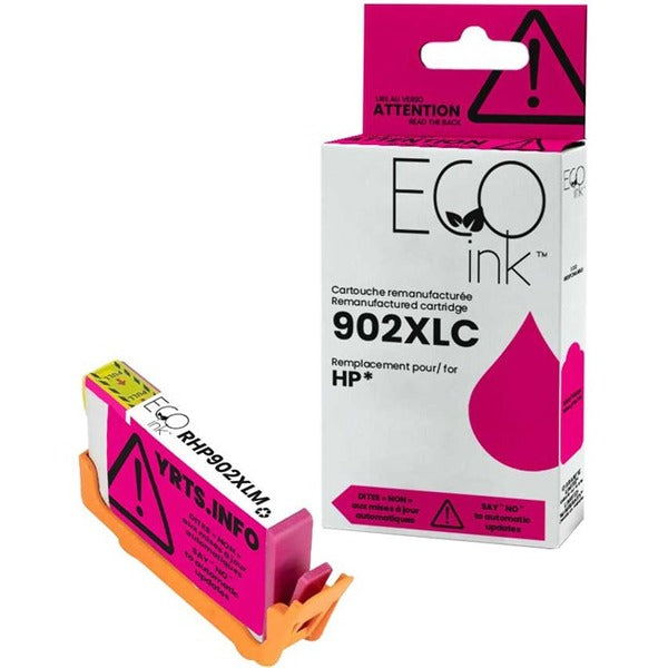 Eco Ink Ink Cartridge - Remanufactured for Hewlett Packard T6M06AN / 902XL - Magenta - 825 Pages - 1 Pack