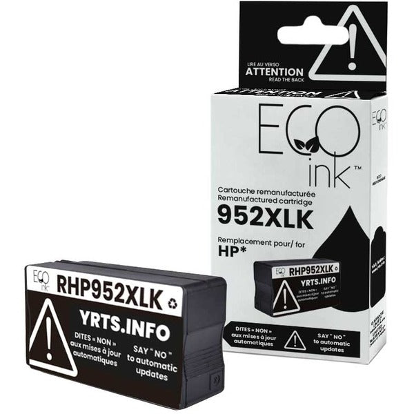 Eco Ink Ink Cartridge - Remanufactured for Hewlett Packard F6U19AN / 952XL - Black - 2000 Pages - 1 Pack