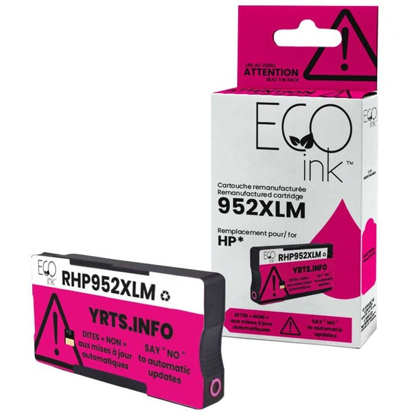 Eco Ink Ink Cartridge - Remanufactured for Hewlett Packard L0S64AN / 952XL - Magenta - 1600 Pages - 1 Pack