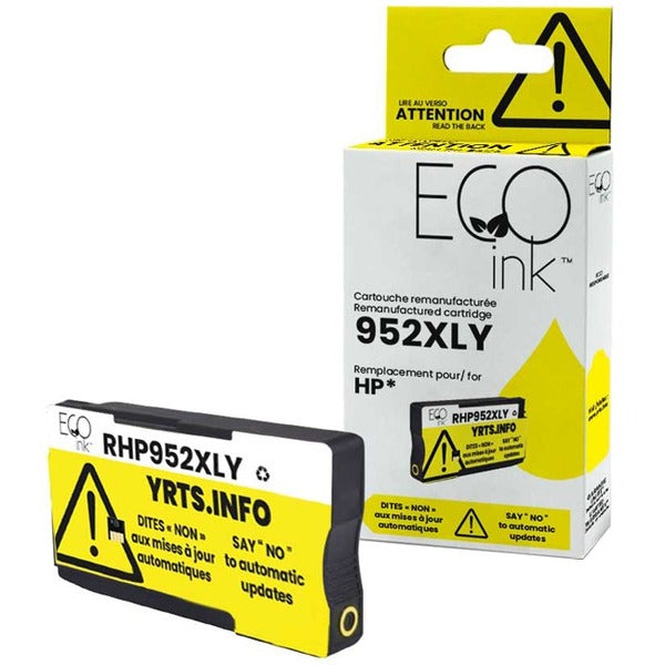 Eco Ink Ink Cartridge - Remanufactured for Hewlett Packard L0S67AN / 952XL - Yellow - 1600 Pages - 1 Pack