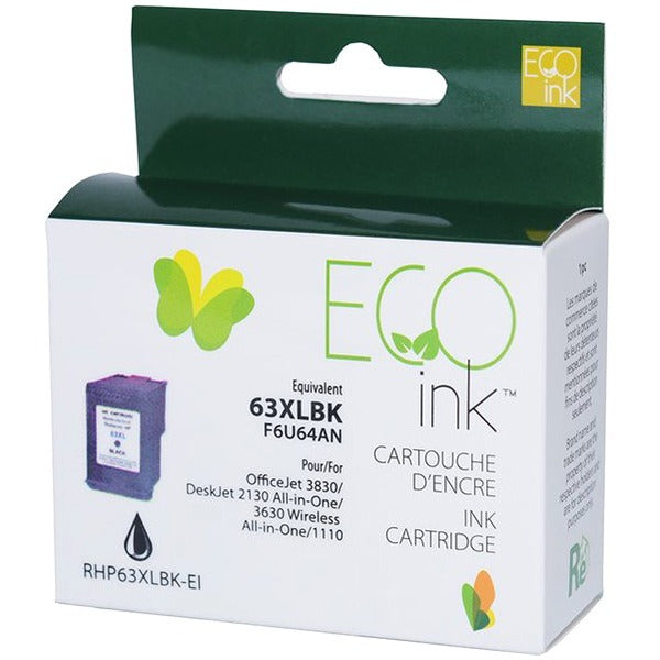 Eco Ink Remanufactured Inkjet Ink Cartridge - Black - 1 Pack - 480 Pages