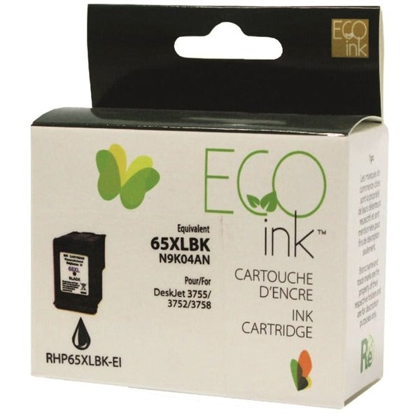 Eco Ink Remanufactured Inkjet Ink Cartridge N9K04AN - Black - 1 Each - 300 Pages