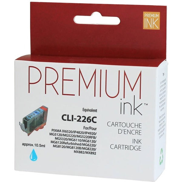 Premium Ink Ink Cartridge - Alternative for Canon CLI226C - Cyan - 510 Pages - 1 Pack