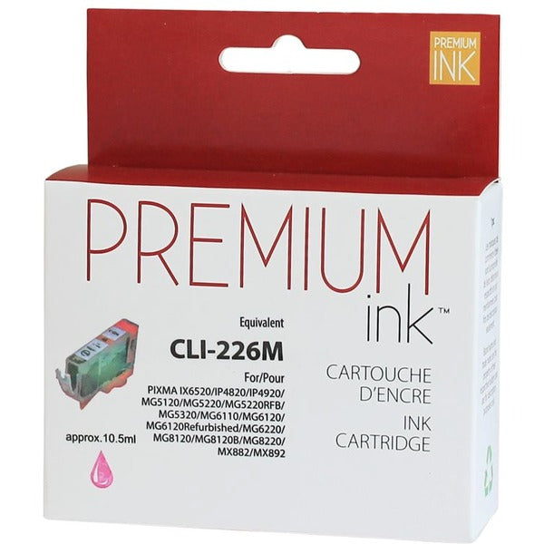 Premium Ink Inkjet Ink Cartridge CLI226M - Magenta - 1 Each - 510 Pages