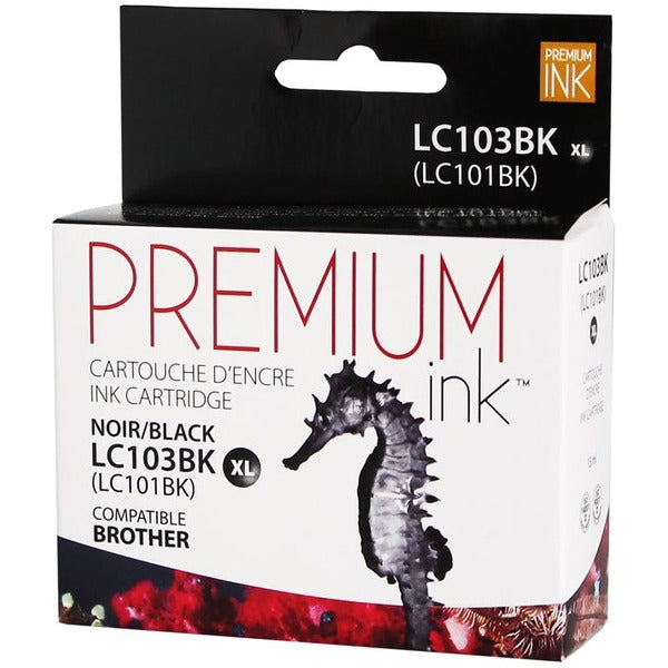 Premium Ink Inkjet Ink Cartridge LC103BK - Black - 1 Pack - 600 Pages