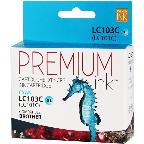 Premium Ink Inkjet Ink Cartridge LC103CS - Cyan - 1 Pack - 600 Pages