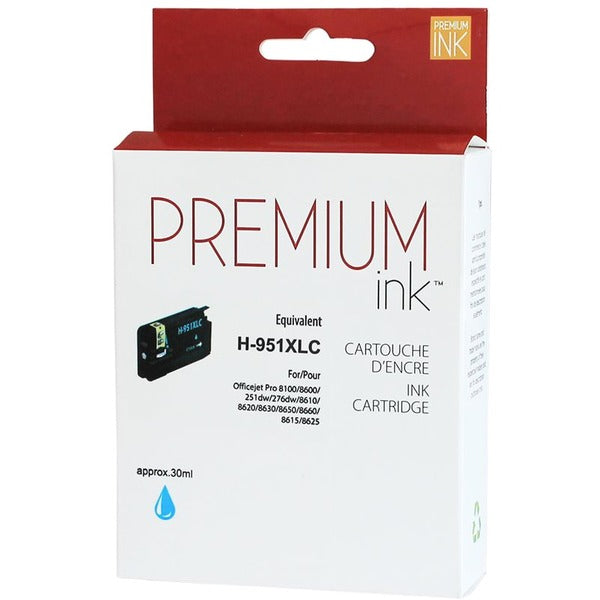 Premium Ink Inkjet Ink Cartridge - Cyan - 1 Pack - 1500 Pages