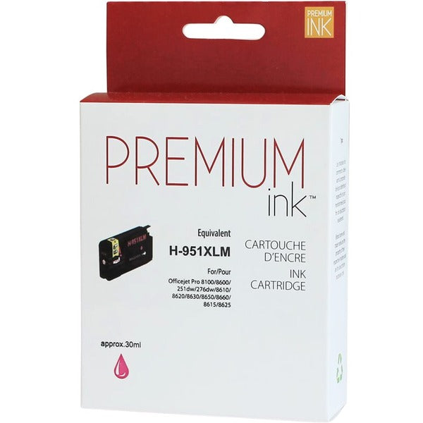 Premium Ink Inkjet Ink Cartridge CN047AN - Magenta - 1 Pack - 1500 Pages
