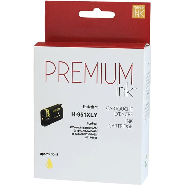 Premium Ink Inkjet Ink Cartridge - Yellow - 1 Pack - 1500 Pages