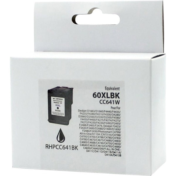 Neutral Box Remanufactured Inkjet Ink Cartridge CC641WN - Black - 1 Pack - 600 Pages