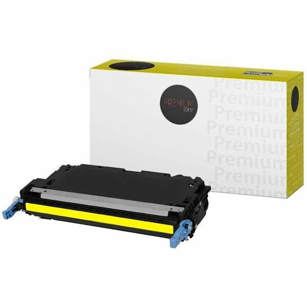 Premium Tone Toner Cartridge - Alternative for Hewlett Packard Q6472A / 502A - Yellow - 4000 Pages - 1 Pack