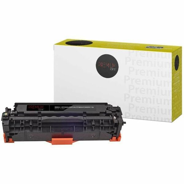 Premium Tone Toner Cartridge - Alternative for Canon 118 / 2659B001 / Hewlett Packard CC532A / CE412A / CF382A - Yellow - 2800 Pages - 1 Pack