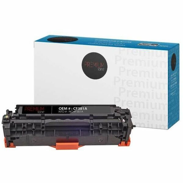 Premium Tone Toner Cartridge - Alternative for Hewlett Packard CF381A / 312A - Cyan - 2700 Pages - 1 Pack