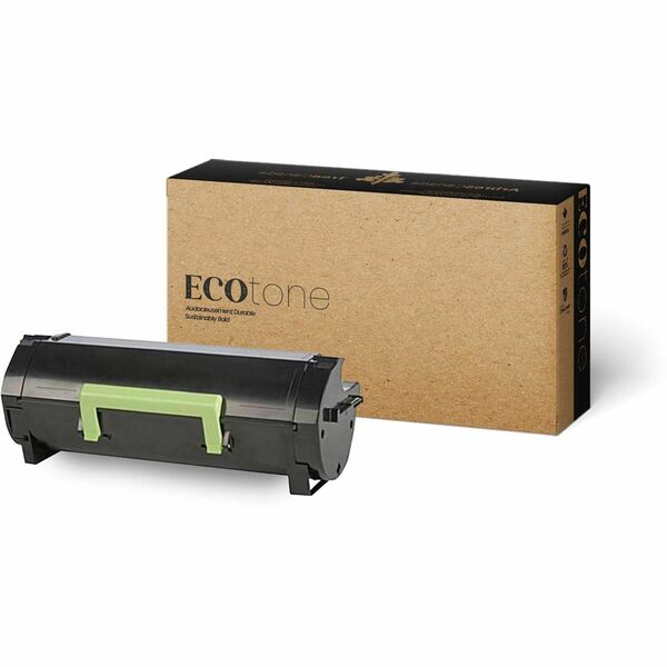 EcoTone Toner Cartridge - Remanufactured for Lexmark 50F1X00 / 501X - Black - 10000 Pages - 1 Pack