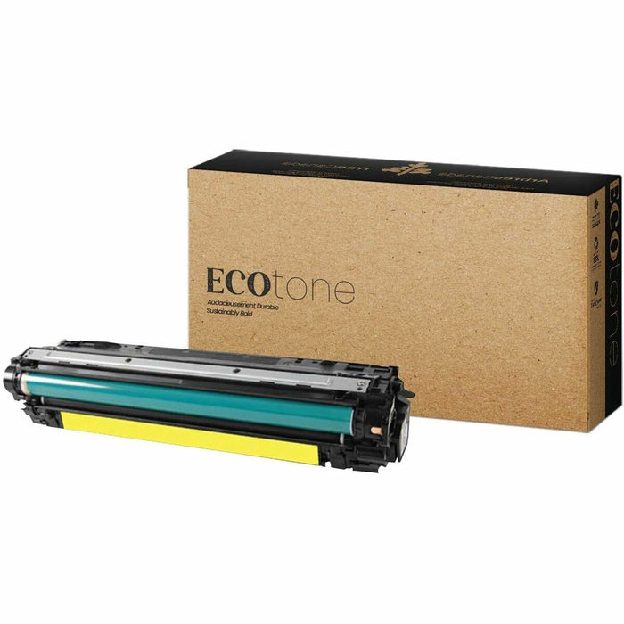 EcoTone Toner Cartridge - Remanufactured for Hewlett Packard CE742A / 307A / 742A - Yellow - 7300 Pages