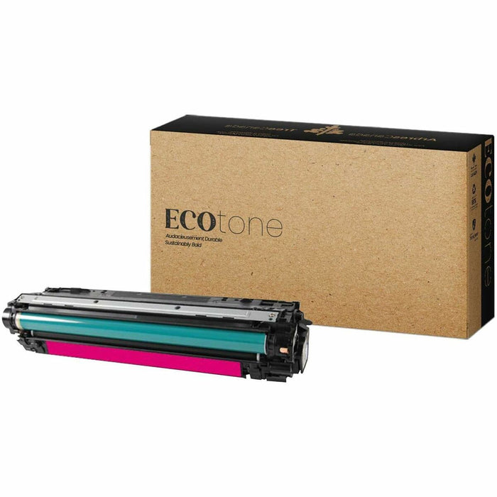 EcoTone Toner Cartridge - Remanufactured for Hewlett Packard CE743A / 307A - Magenta - 7300 Pages - 1 Pack