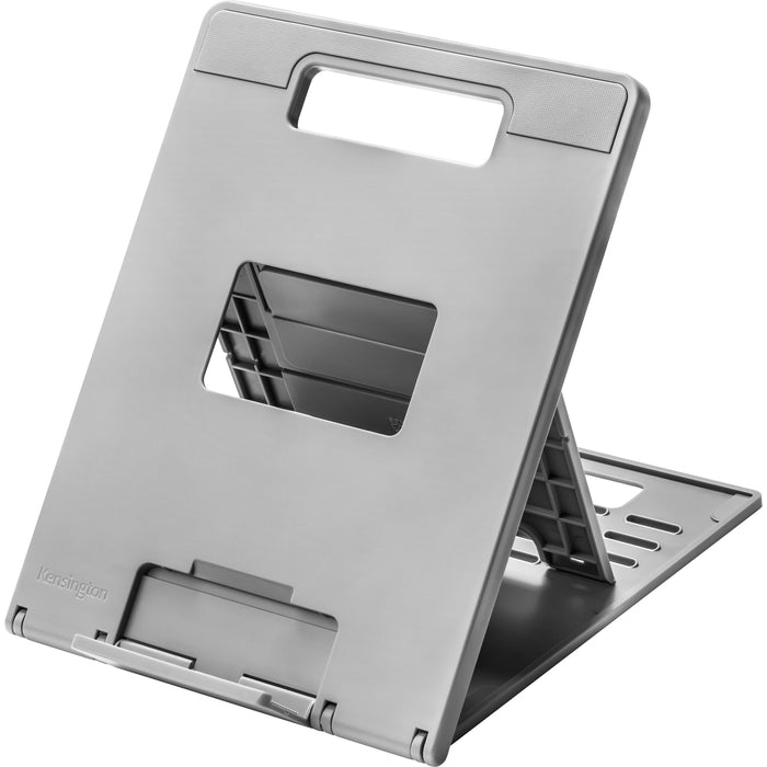 Kensington Easy Riser Go Laptop Riser Grey - Up to 14" Screen Support - Desktop - Gray