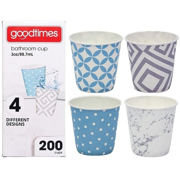 Goodtimes Brand Cup - 88.72 mL - Paper - Cold Drink - 200/Pack - 200 / Pack