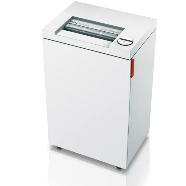 MBM Destroyit 2465CC Office Shredder - Cross Cut - 11 Per Pass - for shredding Paper Clip, Staples - 0.1" (2.38 mm) x 0.6" (15.88 mm) Shred Size - 5.40 in/s (137.16 mm/s) - 9.5" (241.30 mm) Throat - 49.21 L Wastebin Capacity