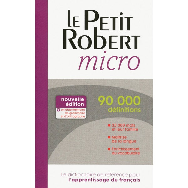 Le Robert Micro Dictionary 2018 Editions Printed Book - Book