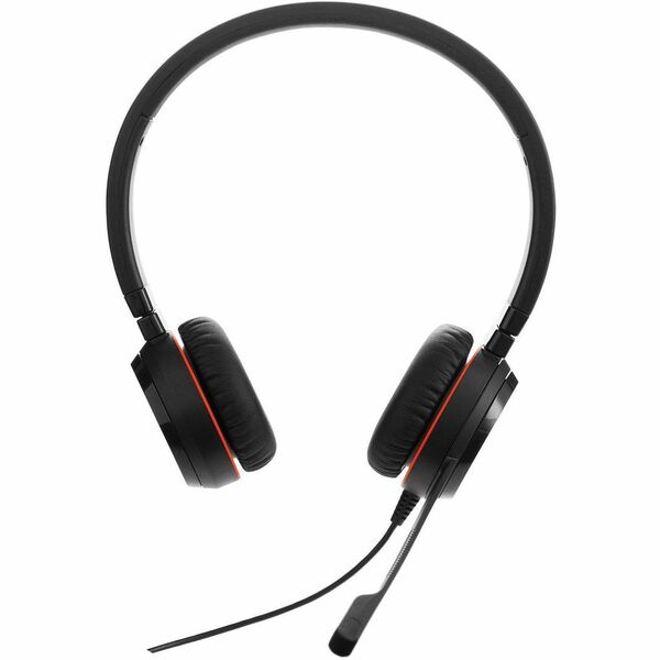 Jabra Evolve 20SE Headset - Stereo - USB Type C - Wired - 32 Ohm - 150 Hz to 7 kHz - On-ear - Binaural - Supra-aural - 3.9 ft (1.20 m) Cable - Electret Condenser Microphone - Black