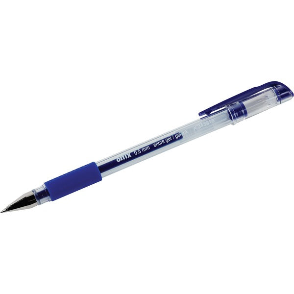 Offix Rolling Ballpoint Pen - Blue Ink - Gel-based - 1 Each