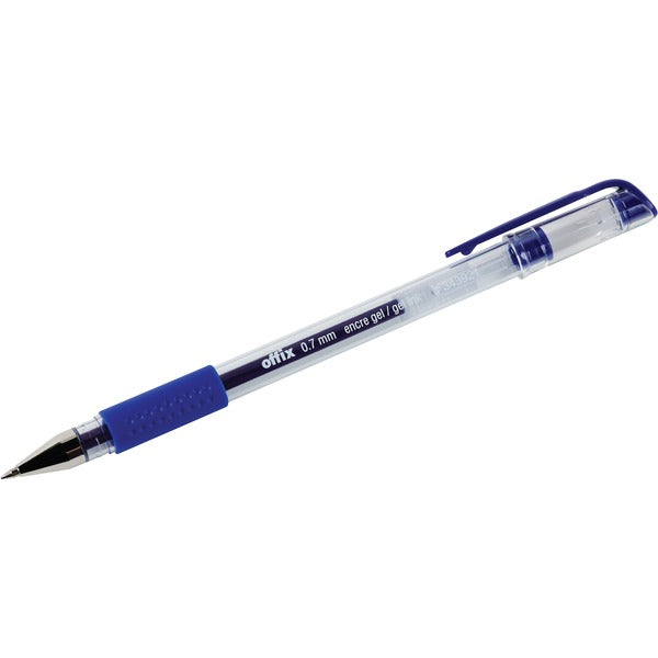 Offix Rolling Ballpoint Pen - 0.7 mm (0.03") Pen Point - Blue Ink - Gel-based - 1 Each