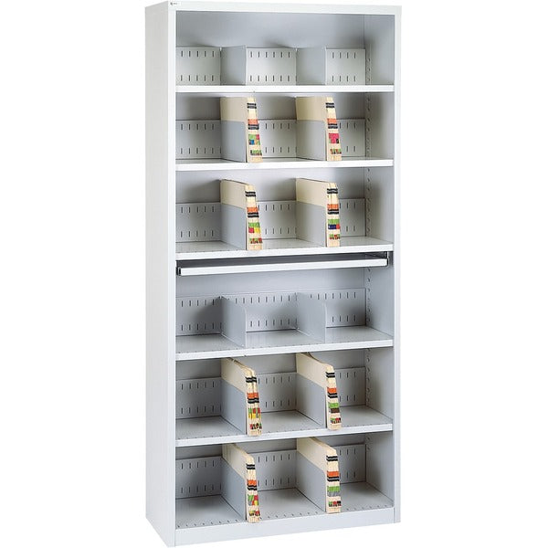 Perfix Filing Shelving - Gray - Metal - 1 Each