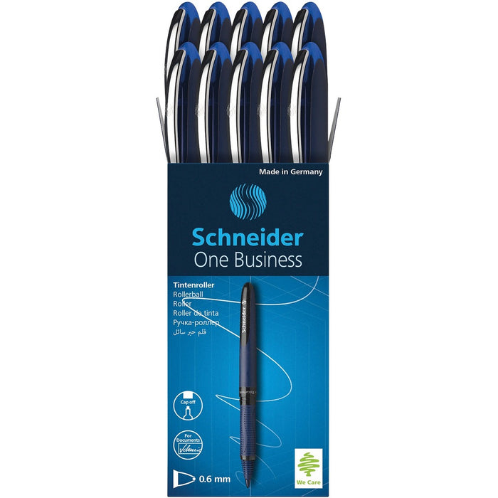 Schneider One Business Rollerball Pen - Blue Ink - 10 / Box