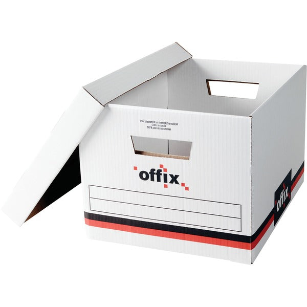 Offix Storage Case - External Dimensions: - Height850 lb (385553.51 g) - Media Size Supported: Letter 8.50" (215.90 mm) x 11" (279.40 mm), Legal 8.50" (215.90 mm) x 14" (355.60 mm) - Stackable - 10 / Pack