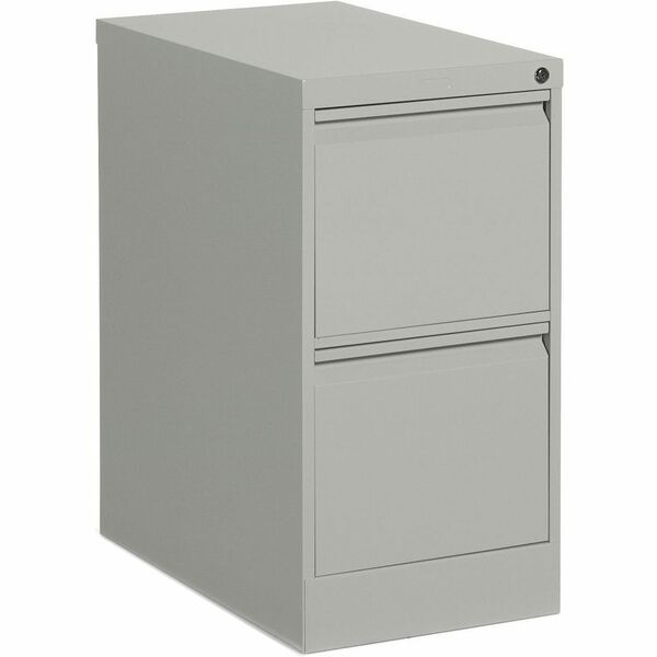 Offices To Go 2 Drawer Letter Width Vertical File - 15.2" (384.81 mm) Width x 25" (635 mm) Depth x 29" (736.60 mm) Height - 2 x Drawer(s) for File - Letter - Vertical - Ball-bearing Suspension, Lockable, Pull-out Drawer - Gray