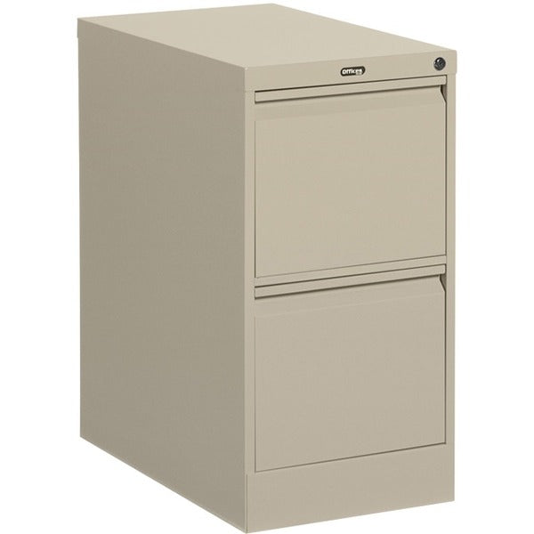Offices To Go 2 Drawer Letter Width Vertical File - 15.2" (384.81 mm) Width x 25" (635 mm) Depth x 29" (736.60 mm) Height - 2 x Drawer(s) for File - Letter - Vertical - Ball-bearing Suspension, Lockable, Pull-out Drawer - Nevada